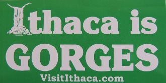 Ithaca is Gorges bumper sticker
